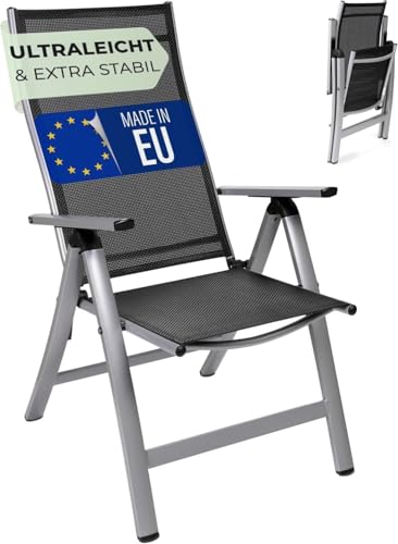 Homeoutfit24 London Gartenstühle 6er Set, Made in Europe, Balkonstuhl...