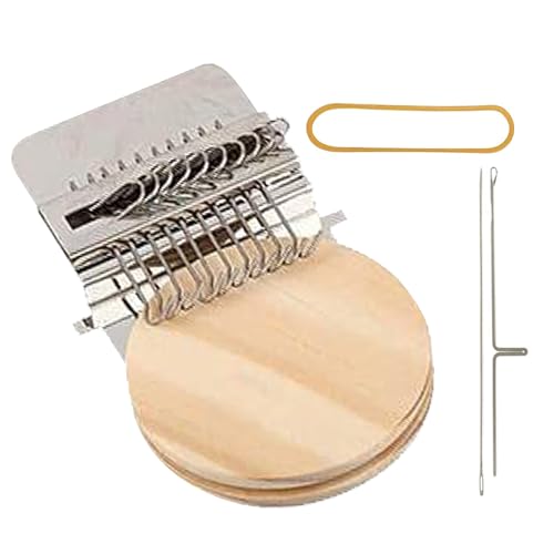 Telar - Mini máquina de telar de condena para arbustos de jeans, calcetines, ropa | Herramienta de reparación para arte tejido | Telar portátil para ropa, calcetines y proyectos de lluvia textil