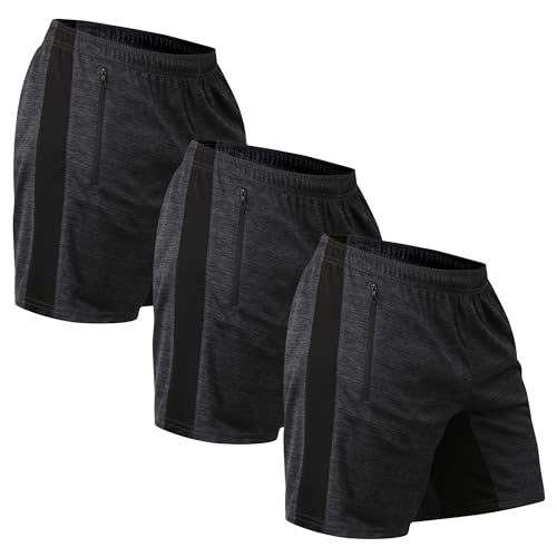 Image of NEVER LOSE Mens Running Athletic Shorts 5 inch Inseam Quick Dry Workout Shorts Men Lightweight Gym Shorts with Pockets