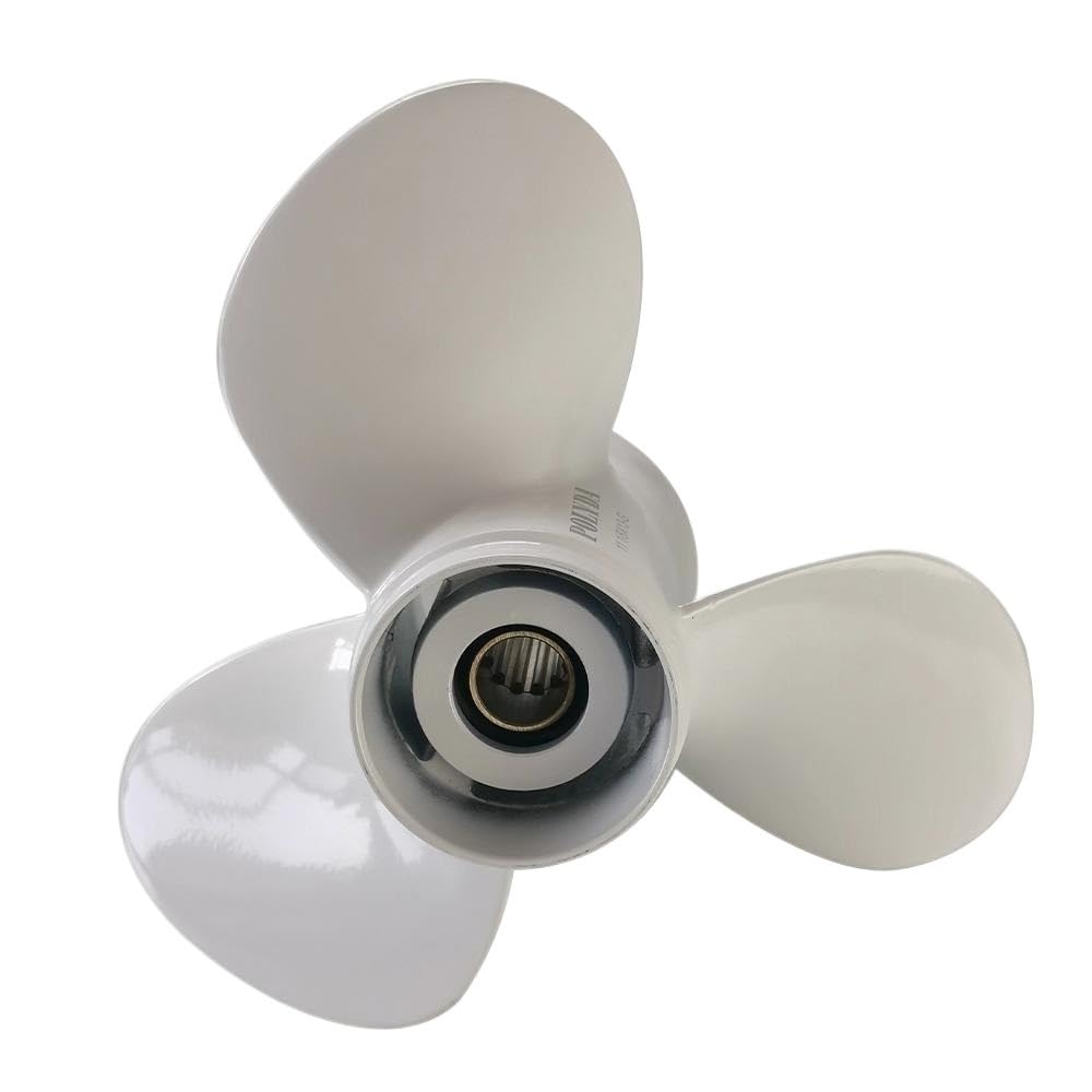 Hélice en alliage d'aluminium 11 1/4 x 14-G pour moteur hors-bord marin de bateau