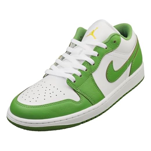 Nike Jordan 1 Low SE Men's Basketball Trainers in White Chlorophyll Lightening 100