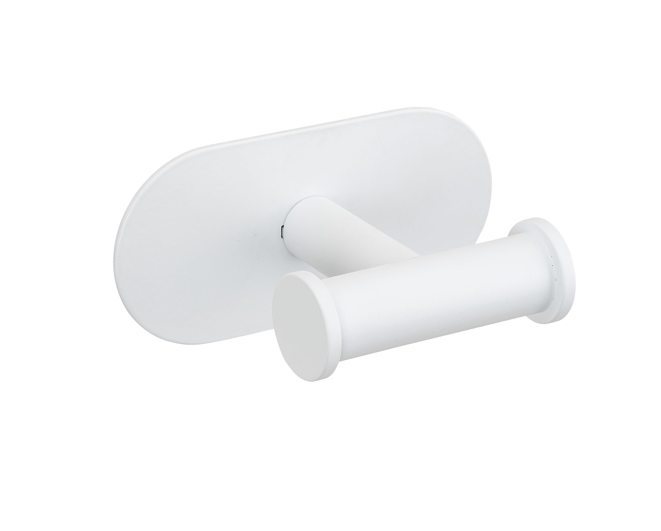 WENKO Turbo-Loc® Duo Orea biały matowy hak łazienkowy z podwójnym wieszakiem na ręczniki, stal nierdzewna, 10 x 4,5 x 6,5 cm, biały