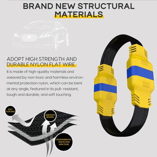 Cable OBD2 de 16 pines con cuello de cisne flexible de 30 cm adaptador conector A2 4