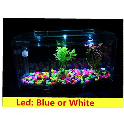 1pc LED Light Aquarium Acrilico Acrilico Tre Splits Betta Fish Serbatoio Triplo Bow Browers Box Breed Box - Image 4