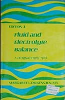 Fluid and Electrolyte Balance: a Programmed Text B000MOP4AA Book Cover
