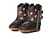 Old West Boots Bearpaw (Infant) Black Crackle Foot/Brown Crackle Shaft 1 Infant M