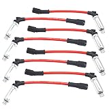 Spocoro 10mm Racing Spark Plug Wire Set Compatible with Corvette Suburban Silverado 1500 2500 3500 9