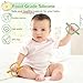 Baby Teething Toys for Babies 0-36 Months – Anti-Choking Design, Teething Relief for Straws Sticks, Chew Straw Sensory Toy for Infant Toddlers Silicone teether Tubes