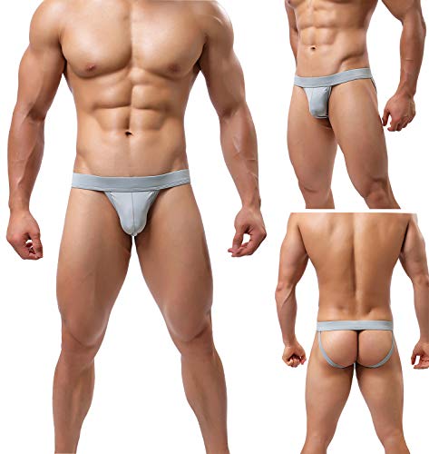Tyhengta Men's Athletic Supporter Jockstrap Performance Underwear Briefs 1 Pack Large #TOP1