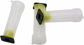 YARNOW 40 Peças Copo De Criação De Rainha Copos De Células De Apicultura Equipamento De Ferramentas De Apicultura Gaiola De Plástico Rainha Abelha Caixa De Fósforos De Abelha Ferramenta