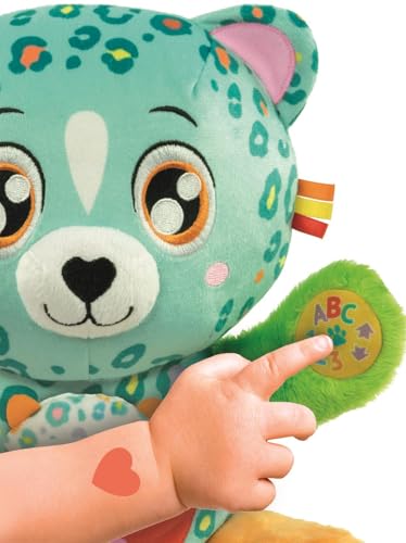 Miniatura 5 de Clementoni - Cleo y Leo Leopardos Interactivos, Peluche Interactivo para Bebés, Educativo, Multisensorial y Musical, A Partir de 6 Meses, Fabricado en Italia, 55555