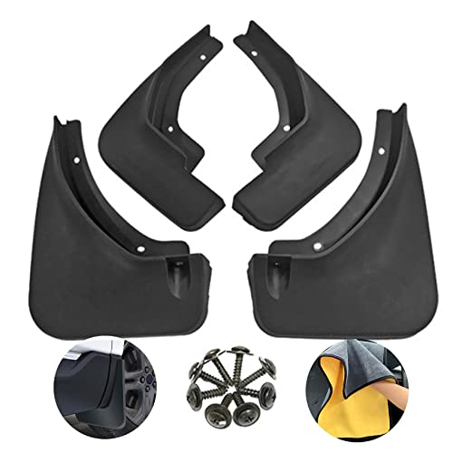 LIUTA 4Pcs Car Mud Flaps Compatible with VW Passat B7 2011-2014 Front Rear Wheel Mudflaps Mudguards Rubber Durable Splash Guards Fender Full Protection Auto Accessories With Screws