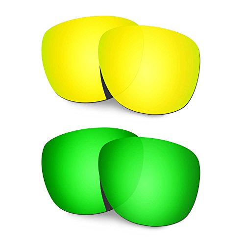 Lentille pour Oakley Trillbe X Or 24 carats renforcée haute fidélité