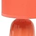 Simple Designs Table Lamp, Orange (LT1134-ORG)