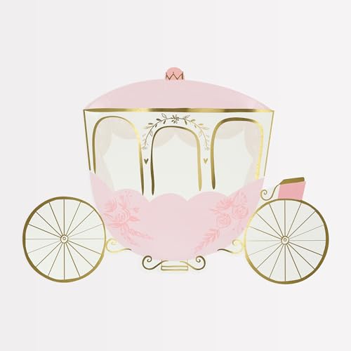 Meri Meri Princess Carriage Plates (Pack of 8)