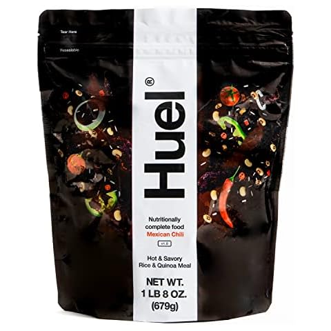 Huel Hot and Savory Instant Meal Replacement - Mexican Chili - 14 Scoops Packed with 100% Nutritionally Complete Food, Including 23g of Protein, 14g of Fiber, and 27 Vitamins and Minerals Cover