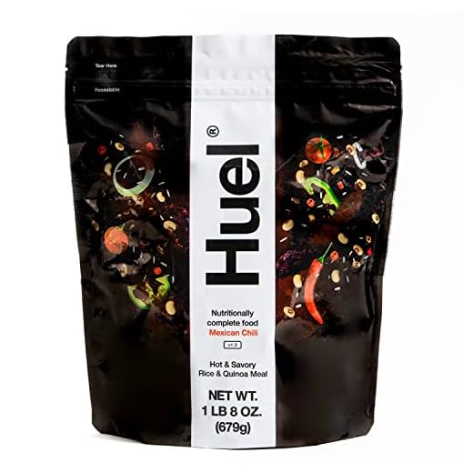 Huel Hot and Savory Instant Meal Replacement - Mexican Chili - 14 Scoops Packed with 100% Nutritionally Complete Food, Including 23g of Protein, 14g of Fiber, and 27 Vitamins and Minerals