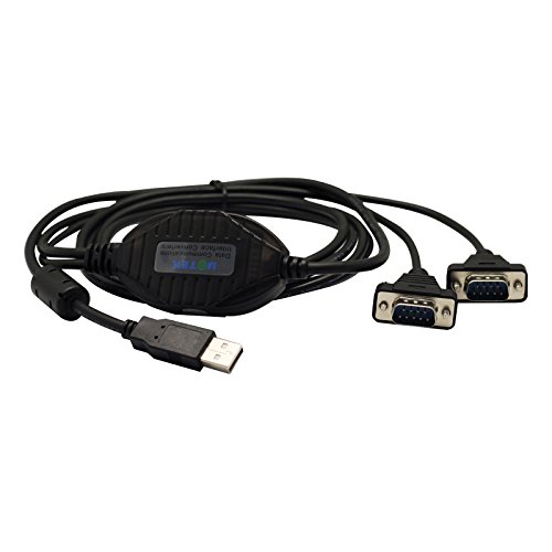 Convertisseur RS-232 USB double voie adaptateur série DB9 pour automate et PC