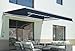 MCombo Patio Awning 10x8 Feet Sunshade Canopy for Manual Retractable Awnings, 4627 (Dark Blue, 10x8ft)