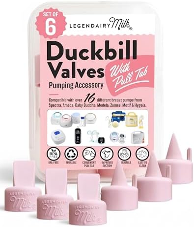 Legendairy Milk� Duckbill Valves with Pull Tab - Compatible with Spectra - Pack of 6.