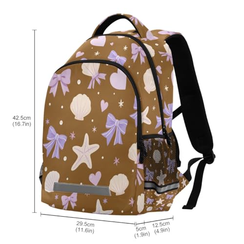 Bow Shell Pattern Backpacks for Kids School Bag Student Backpack Bookbag For Boys Girls Casual Bag3