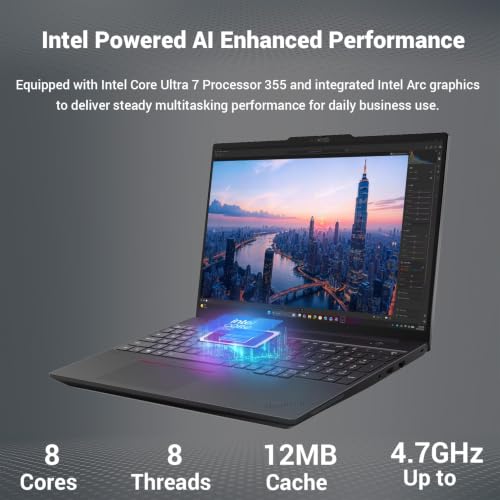 Image of Lenovo ThinkPad T16 Gen 5 Intel Core Ultra 7 355 AI Business Laptop