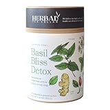 Herbal Tea Cellar Basil Bliss Detox – Premium Organic Herbal Detox Tea | 14-Day Gentle Cleanse with Holy Basil, Spearmint & Ginger | Caffeine-Free Weight Loss & Bloat Relief Tea | Pyramid Sachets in Recyclable Tube