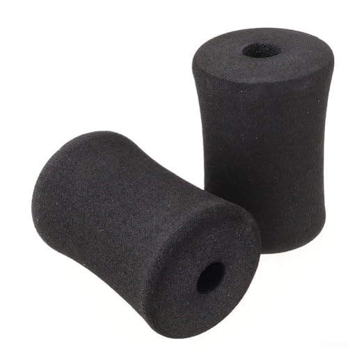 Foam Foot Pads Rollers Sets, reemplazo de alta densidad para máquinas de extensión de piernas, comodidad duradera para tubos de 22-25mm miniatura 1