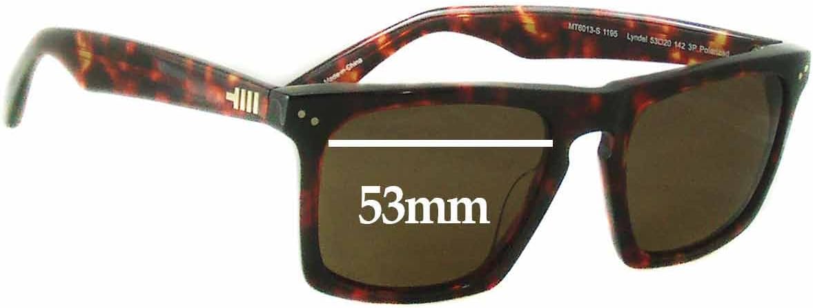 Sunglass Fix Replacement Sunglass Lenses Compatible with Mosley Tribes Lyndel MT6013-S 53mm