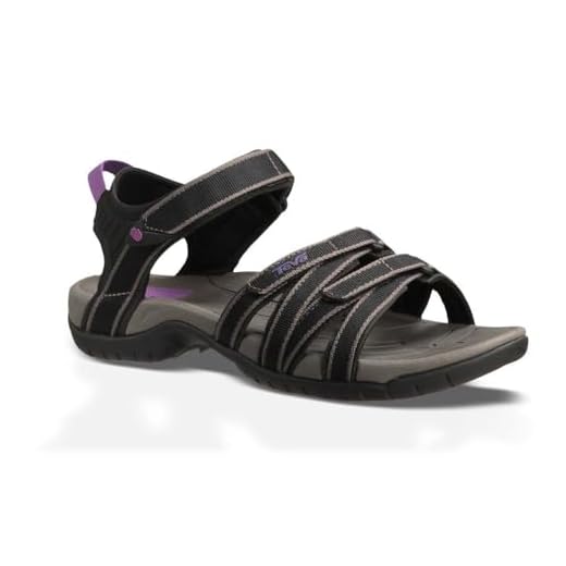 Teva dam Tirra Womens sport- och utomhussandaler, svart, Svart svart grå 912-39 EU