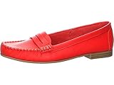 Bequem Tamaris Damen Moccassin rot Leder 1-1-24213-26 500