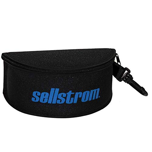Sellstrom Nylon Safety Goggle Travel Case with Belt Loop Attachment, Black, S80245