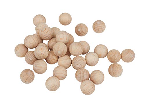 Preisvergleich Produktbild Holzkugeln ohne Bohrung Ã 10 mm, 35 Stück