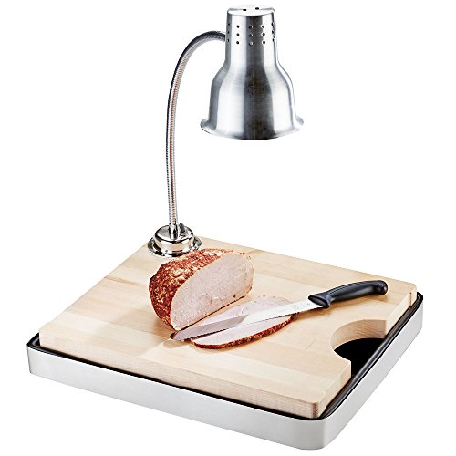 CAL-MIL 3037-55 Stainless Steel Carving Station with Lamp, 20