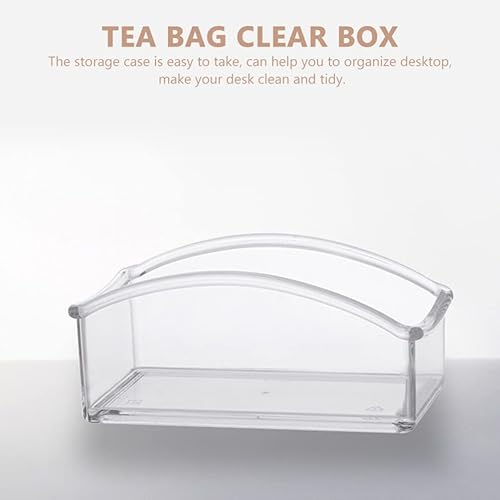 Miniatura 4 de Luxshiny Caja de almacenamiento de bolsas de té, bolsas de té, cubos de almacenamiento de café con tapas, organizadores de paquetes, organizadores