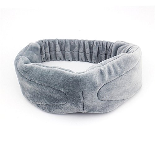 Hangang Bluetooth Oogmasker, Fluwelen Muziek Oogmasker, Draadloze Bluetooth Slaapkoptelefoon Met Stereo Speaker & Microfoon voor Slapen/Ontspanning/Luchtreizen/Meditatie/Slapeloosheid, Wasbaar