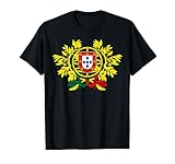 Portugal Camiseta Escudo de armas Tee Bandera recuerdo Lisboa Camiseta