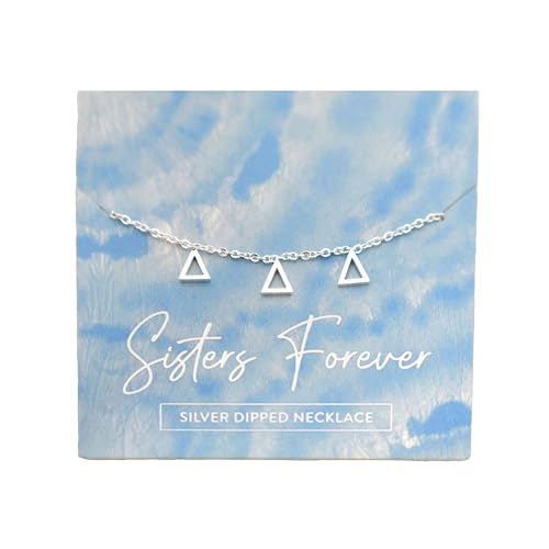 Delta Delta Delta Necklace — DDD Greek Letters Necklace, Silver Plated Sorority Gifts Necklace, Long-Lasting Tri Delta Gifts for Women2