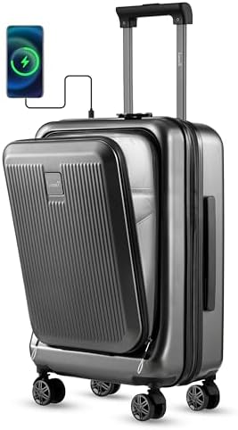 LUGGEX Carry on Luggage 22x14x9 Airline Approved,