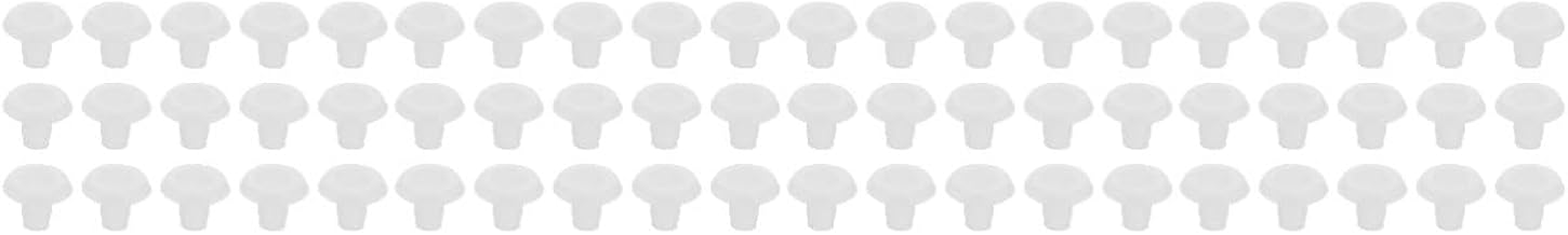 IMIKEYA 120 Peças Acessórios De Cortina De Janela Botões De Trilho Inferior Persianas Ganchos De Cortina De Trilho Inferior Para Cortinas Persianas Plugues De Trilho Persianas De Madeira