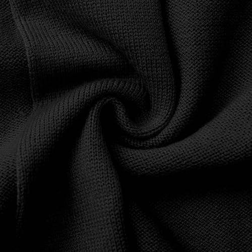 Men's Turtleneck Sweater Long Sleeve, Slim Fit Knit Pullover, Soft Tops Multicolor Texture Turtle Necks Tops for Men4