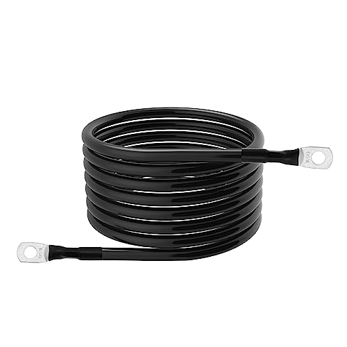 6 AWG Battery Cable 6AWG Gauge Battery Inverter Cables for Automotive Solar Marine Boat RV Car Motorcycle (6 AWG, 7FT, 5/16") by Gopayia - Image 8