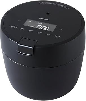 Panasonic Rice Cooker, 5 Cups, Pressure IH, Compact Size, Automatic Cooking Pot, Waterless Cooking, Low-Temperature Cooking, Reservation Cooking, 2-Piece Easy Cleaning, Lid Dishwasher