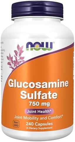 NOW Foods Glucosamine Sulfate 750mg 240 Capsules by NOW Foods