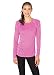 RBX Active Women's Striated L/S Lightweight Crew Neck Base Layer Running Tee Shirt