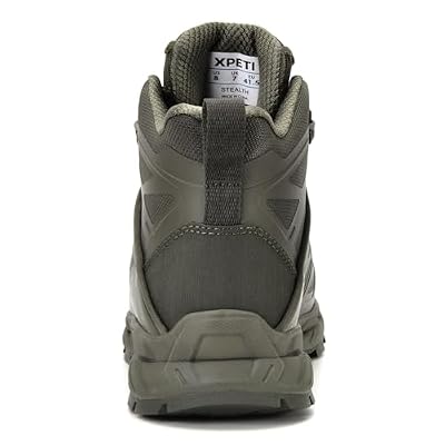 XPETI Men's Stealth Mid Tactical Boots