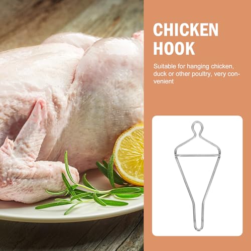 Gancho de pollo inoxidable resistente a corrosión con tacto cómodo 5