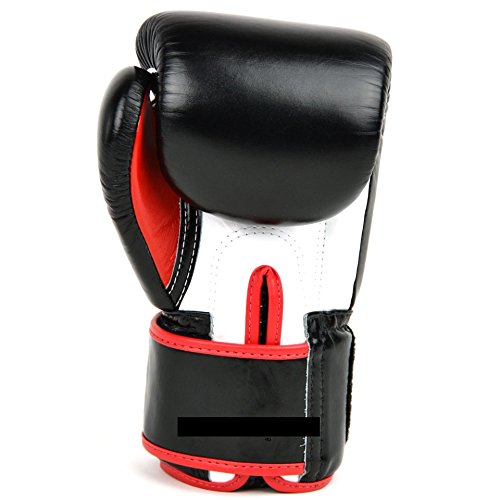 Fairtex BGV1 - Guantoni da boxe in pelle, colore nero