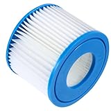 Abaodam Pool Ersatzfilter Typ H Filterkartusche Himmelblau für Schwimmbad Pumpentyp H Schwimmbadfilter Schwimmen