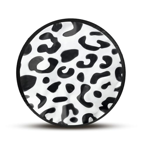 Image of Spare Tire Cover Fit for Trailer RV SUV Truck Tough, Waterproof Dust-Proof PVC Leather Tire Covers with Leopard Cheetah Motifs (16 inch for OD 29.92 inch - 31.10 inch)